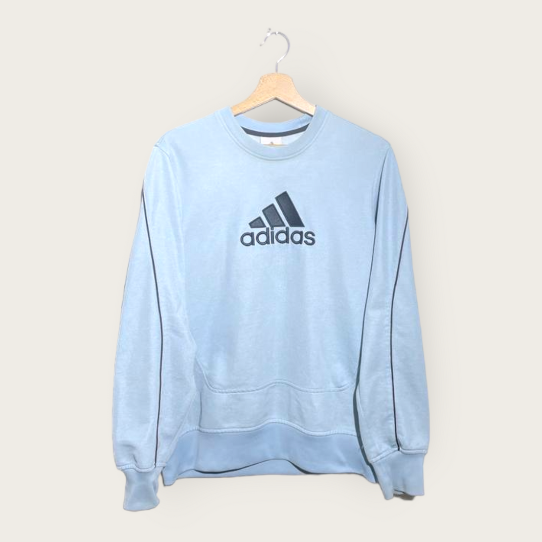 Adidas Sweater (Light Blue) - M