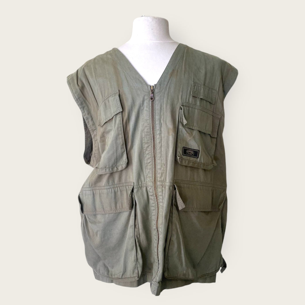 Camel Fisherman Vest - XL