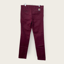 Load image into Gallery viewer, Carhartt Chino (Bordeaux) - S
