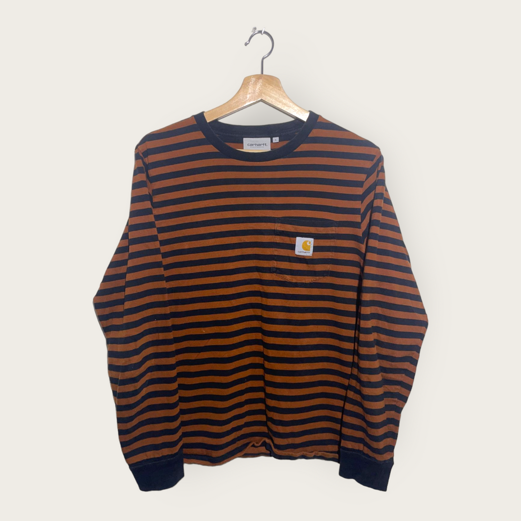 Carhartt Longsleeve (Orange/Black) - S/M