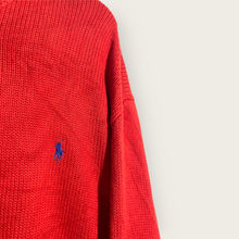 Load image into Gallery viewer, Ralph Lauren Knitted Sweater (Red) - M
