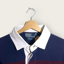 Load image into Gallery viewer, Ralph Lauren Striped Polo (Navy/Bordeaux) - M/L
