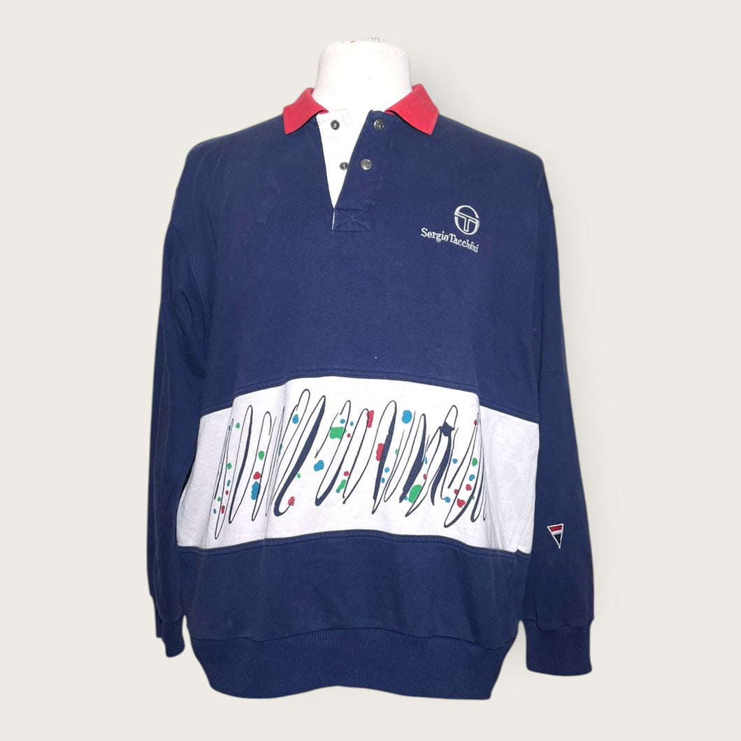 Sergio Tacchini Halfzip Sweater - M/L