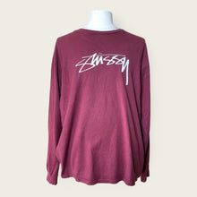 Load image into Gallery viewer, Stussy Longsleeve (Bordeaux Red) - XL
