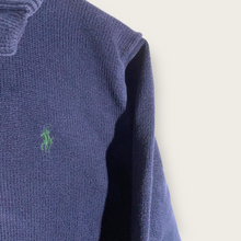 Load image into Gallery viewer, Ralph Lauren Halfzip Knitted Sweater (Navy) - S
