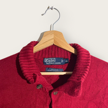 Load image into Gallery viewer, Ralph Lauren Knitted Halfzip Sweater (Red) - M
