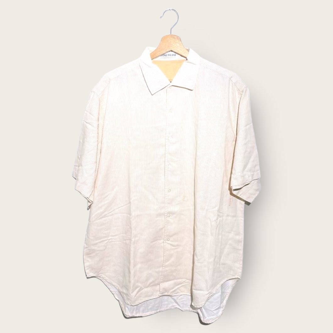 Stone Island Marina Shirt (Orange/White) - L/XL